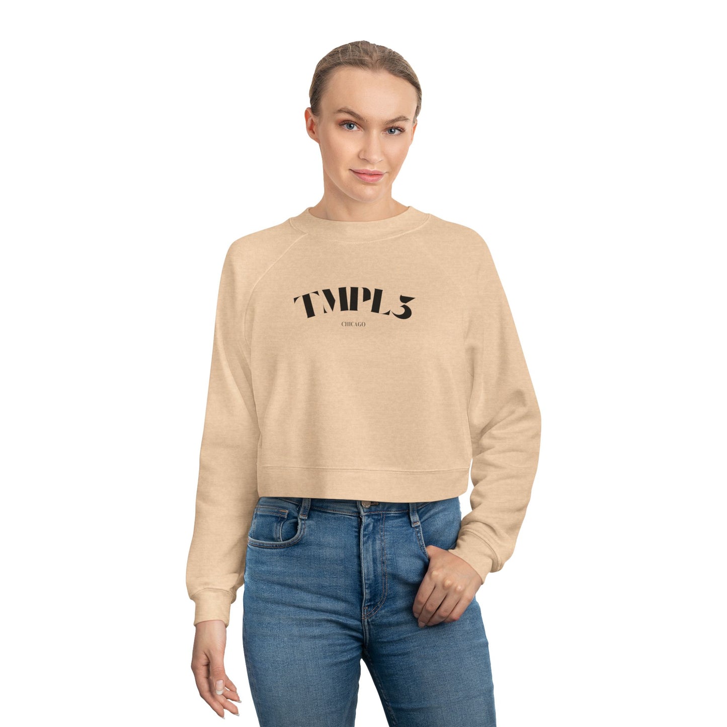 TMPL3 Cropped Fleece Pullover